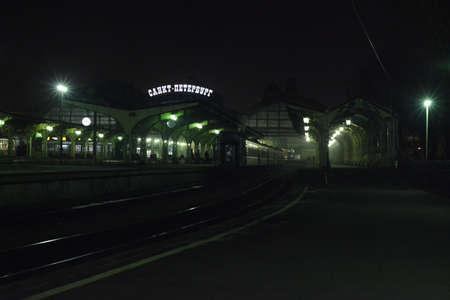 Railway landscapeのeditorial素材