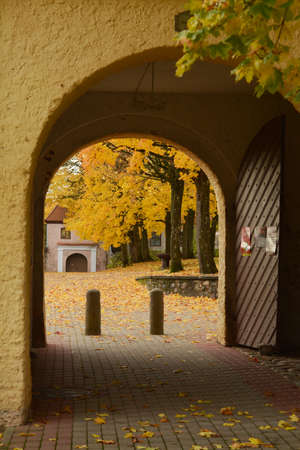 in the old castle, October 2017, Latviaのeditorial素材