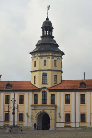 in the old castle, October 2017, Nesvizh, Belarusのeditorial素材