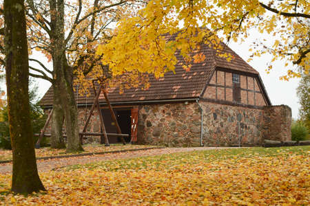 in the old castle, October 2017, Latviaのeditorial素材