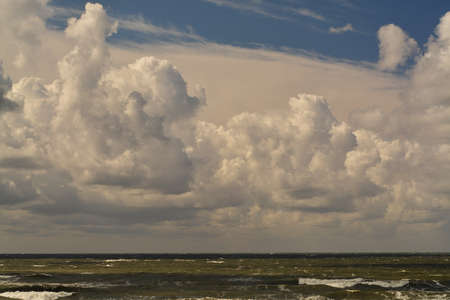 Summer storm at the Baltic Sea, Lithuaniaの写真素材
