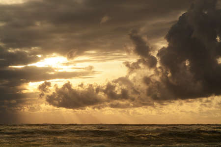 storm on the Baltic Sea, August 2018, Lithuania