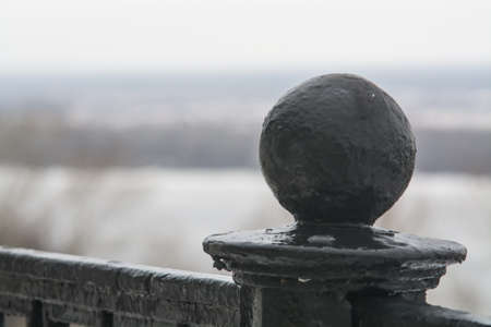 winter city, January 2020, the city of Nizhny Novgorod, Russiaの写真素材