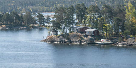 spring lake, May 2019, Stockholm, Swedenの写真素材