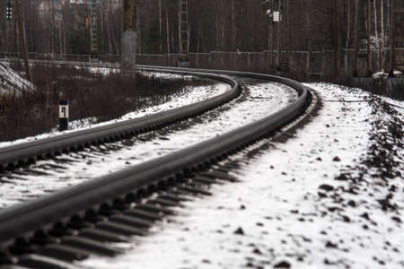 winter day, December 2020, Leningrad region, Russiaの写真素材