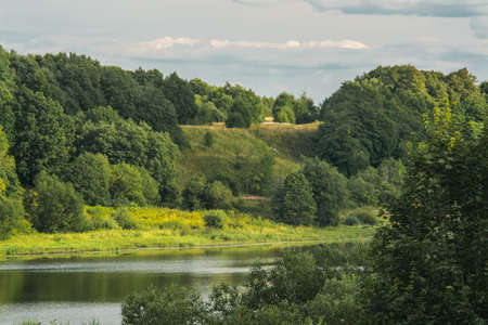 summer river, August 2020, Lningrad region, Russia