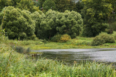 autumn river, September 2021, Leningrad region, Russia