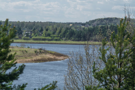 on the Sukhona River, May 2024, Vologda Oblast, Russia