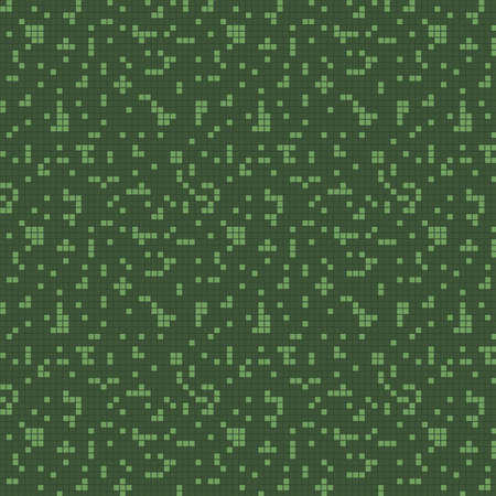 vector illustration  semless pattern green squaresのイラスト素材