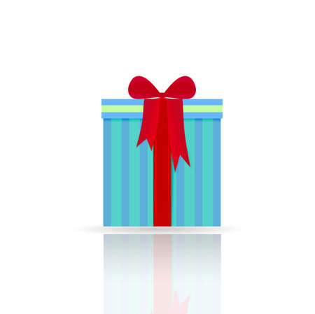 Isolated gift box. Vector illustration. Isolated object Iconのイラスト素材
