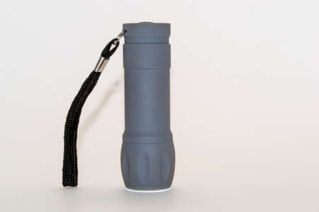 a burning torch on a white backgroundの写真素材