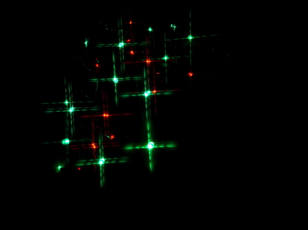 Beautiful bokeh of christmas garland. Blurred Christmas garland. Bokeh. Unsharp garland. Colored...