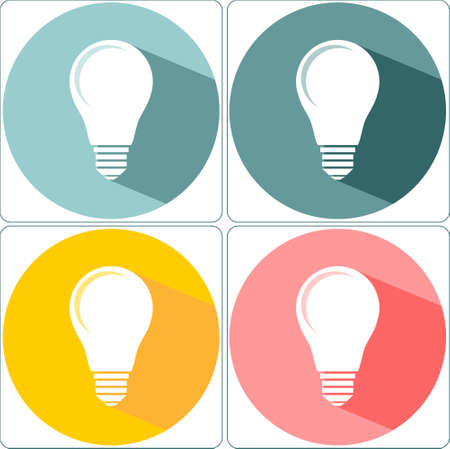 Light Bulb, Vector Illustrationのイラスト素材