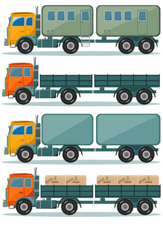 Truck Iconsのイラスト素材