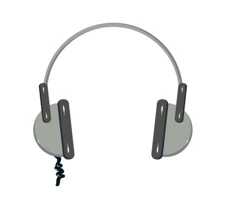 Vector headphones icon.のイラスト素材