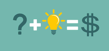 Transform idea into business conceptのイラスト素材