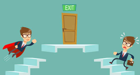 Business competition concept.のイラスト素材