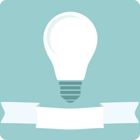 Icon light bulb lampのイラスト素材