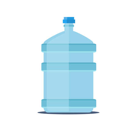 Mineral water bottle isolated on whiteのイラスト素材
