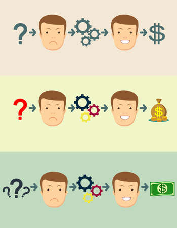 money making formula.のイラスト素材
