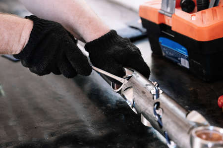 The shape charge loaded in gun and conveyed in hole on wireline to perforate casing and formation. The penetration perforating charge is consisted of the explosive, the shell and body.の写真素材