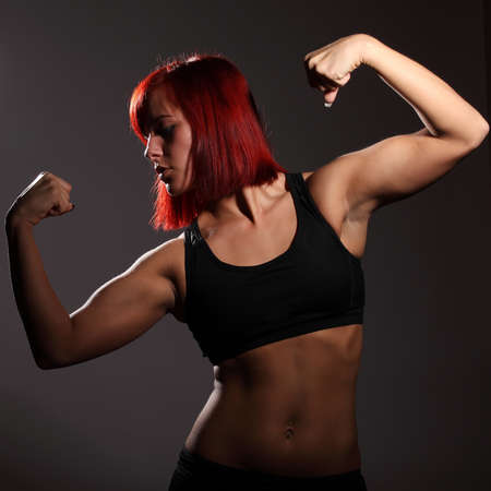 girl fighterの写真素材