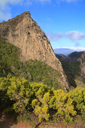 landscape of the island of La Gomera. Canary Islands. Spainの写真素材