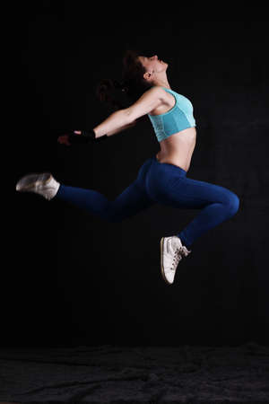 woman hip hop dancerの写真素材