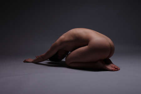 flexible girls nude photosの写真素材