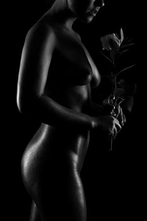 Beautiful body of young womanの写真素材