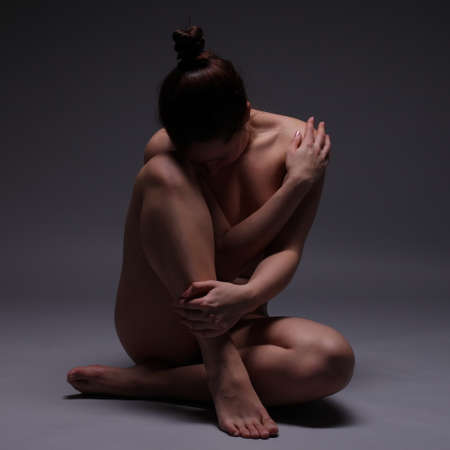 flexible girls nude photosの写真素材