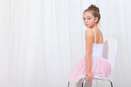 young girl ballerinaの写真素材
