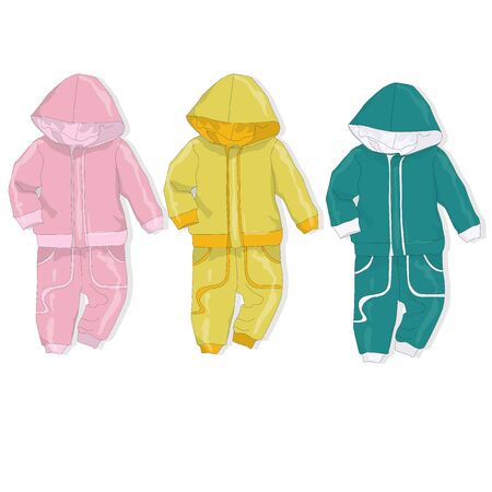 baby dress vector isolated.のイラスト素材