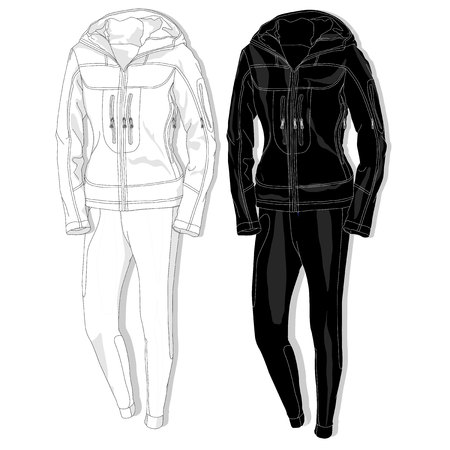 Sport suit vector isolated.のイラスト素材
