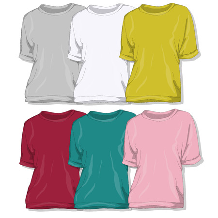 Sweatshirt set vector illustration.のイラスト素材