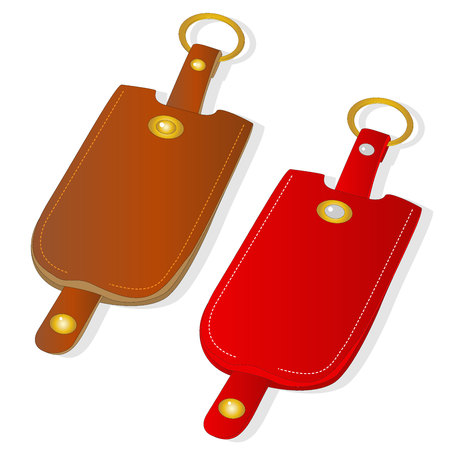 Key holder vector illustration setのイラスト素材