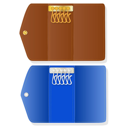 Key holder vector illustration setのイラスト素材