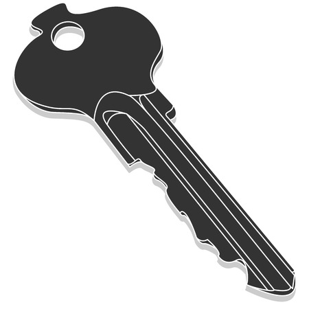 Key isolated illustration setのイラスト素材