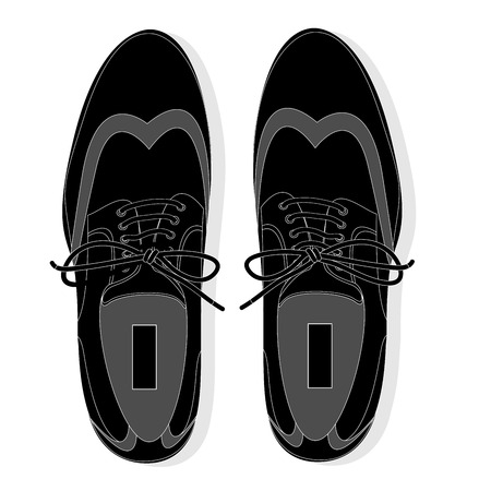 Men shoes illustration isolated setのイラスト素材