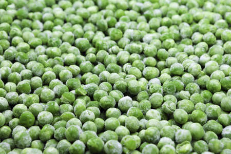 Frozen peas as backgroundの写真素材