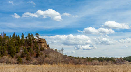 Castlewood Canyon State Park, colorado, USAの写真素材