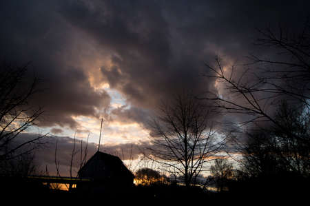 Evening city lights jams, background, movement cityscapeの写真素材