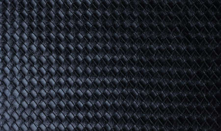 Luxury black leather texture background structure, clothes, cover, design, fabric fashion naturalの写真素材