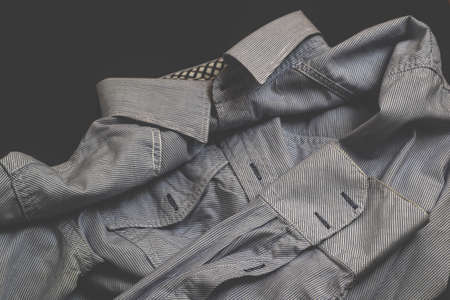 Vintage men's shirtの写真素材