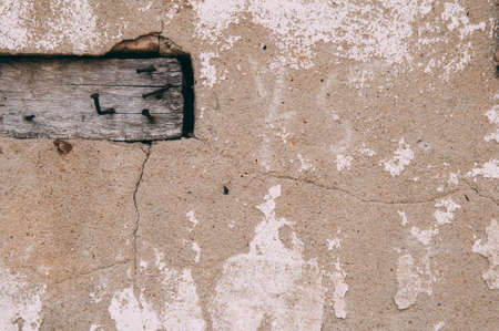 Texture of old plaster on the wall