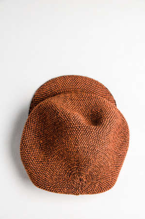 Women's vintage hat on light background