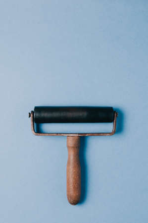 Tools for film development on pink backgroundの写真素材