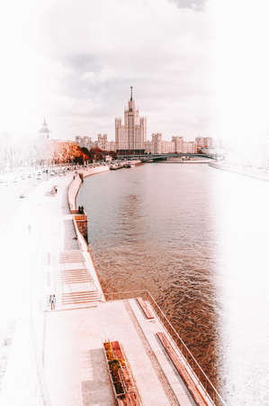 Historic architecture in Moscow cityのeditorial素材