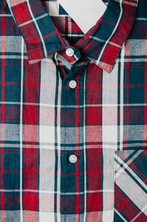 Pattern men's plaid shirt
