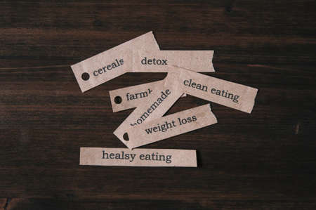 Signs and symbols of a healthy lifestyleの写真素材